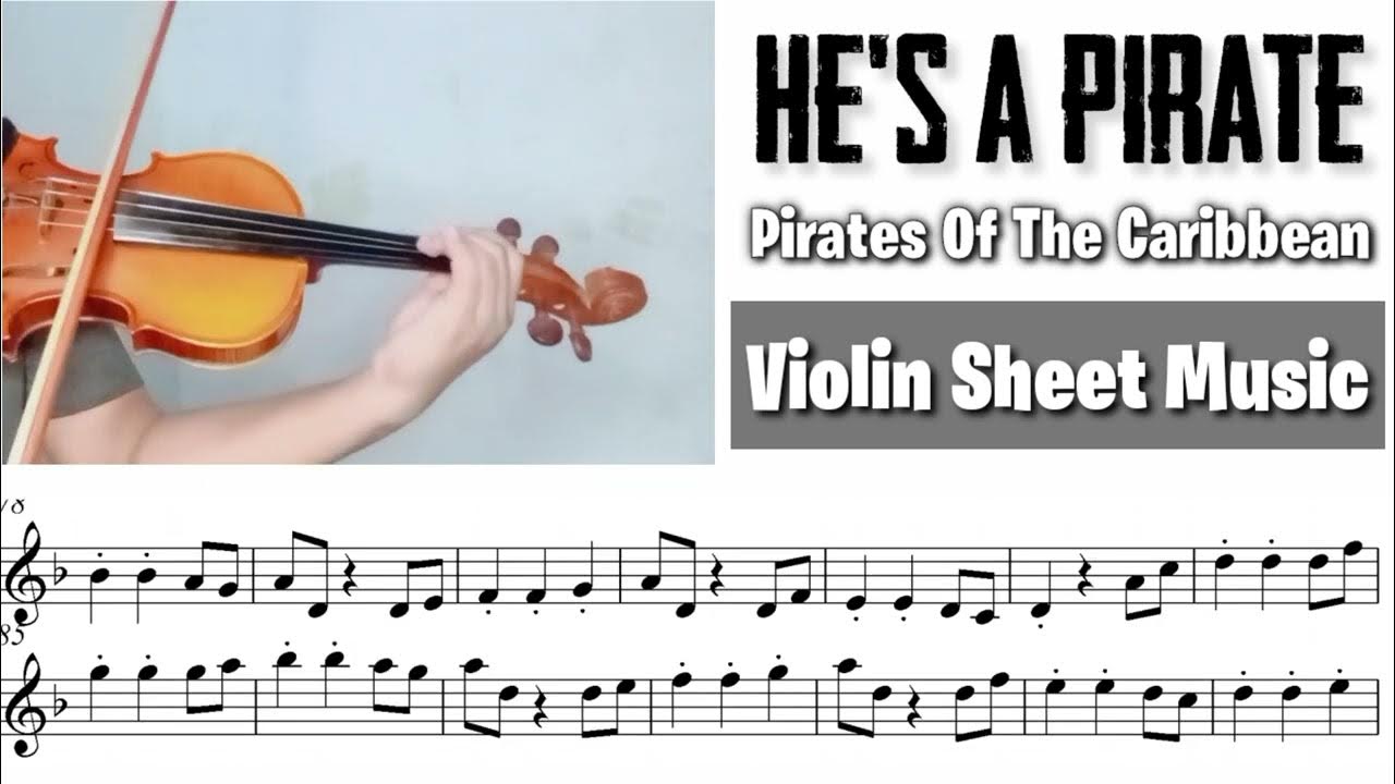 Hes A Pirate Music Sheet