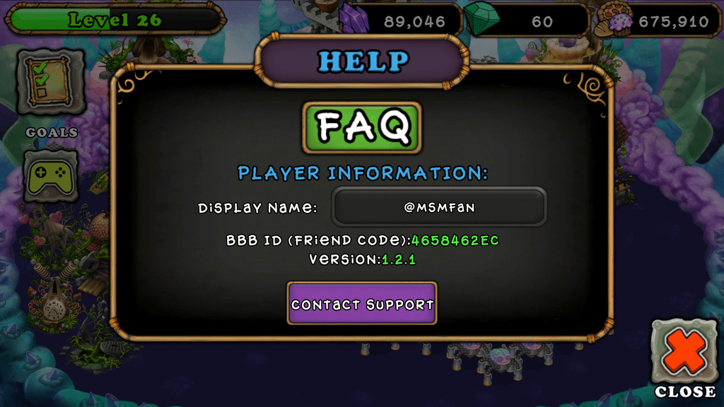 My Singing Monsters Friend Codes For Diamonds