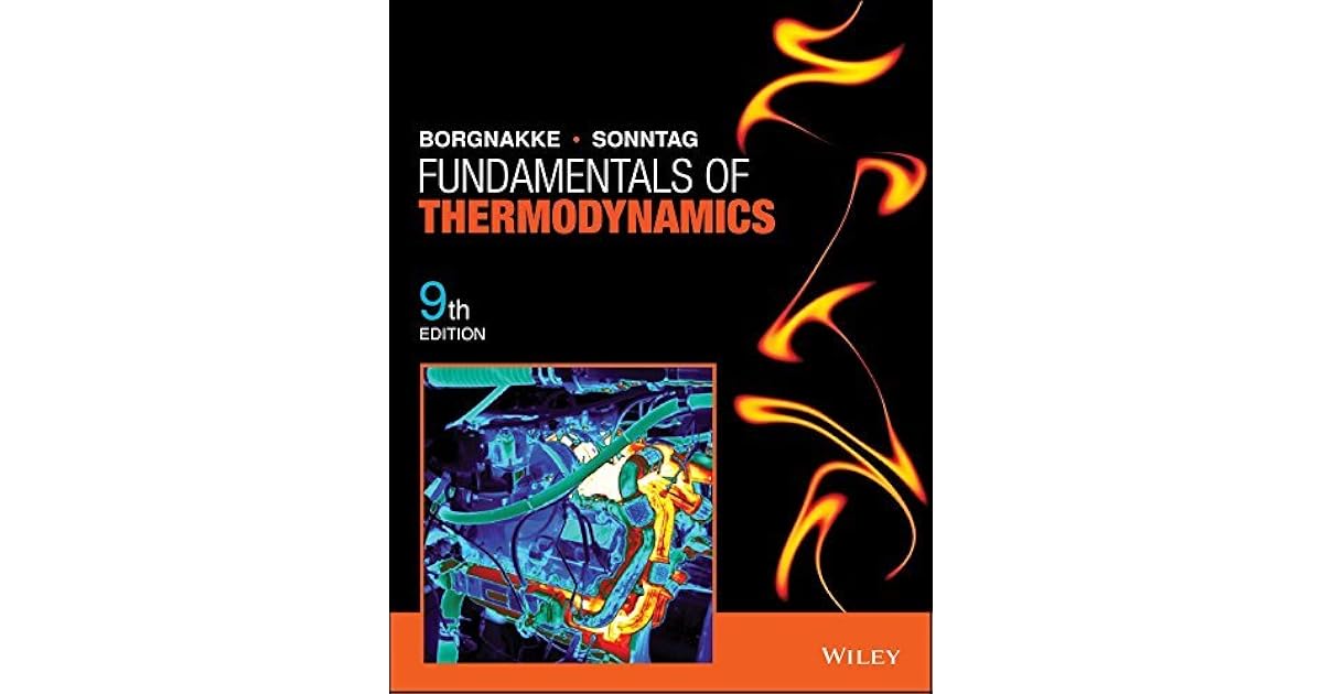 Fundamentals Of Thermodynamics Borgnakke 9th Edition Pdf
