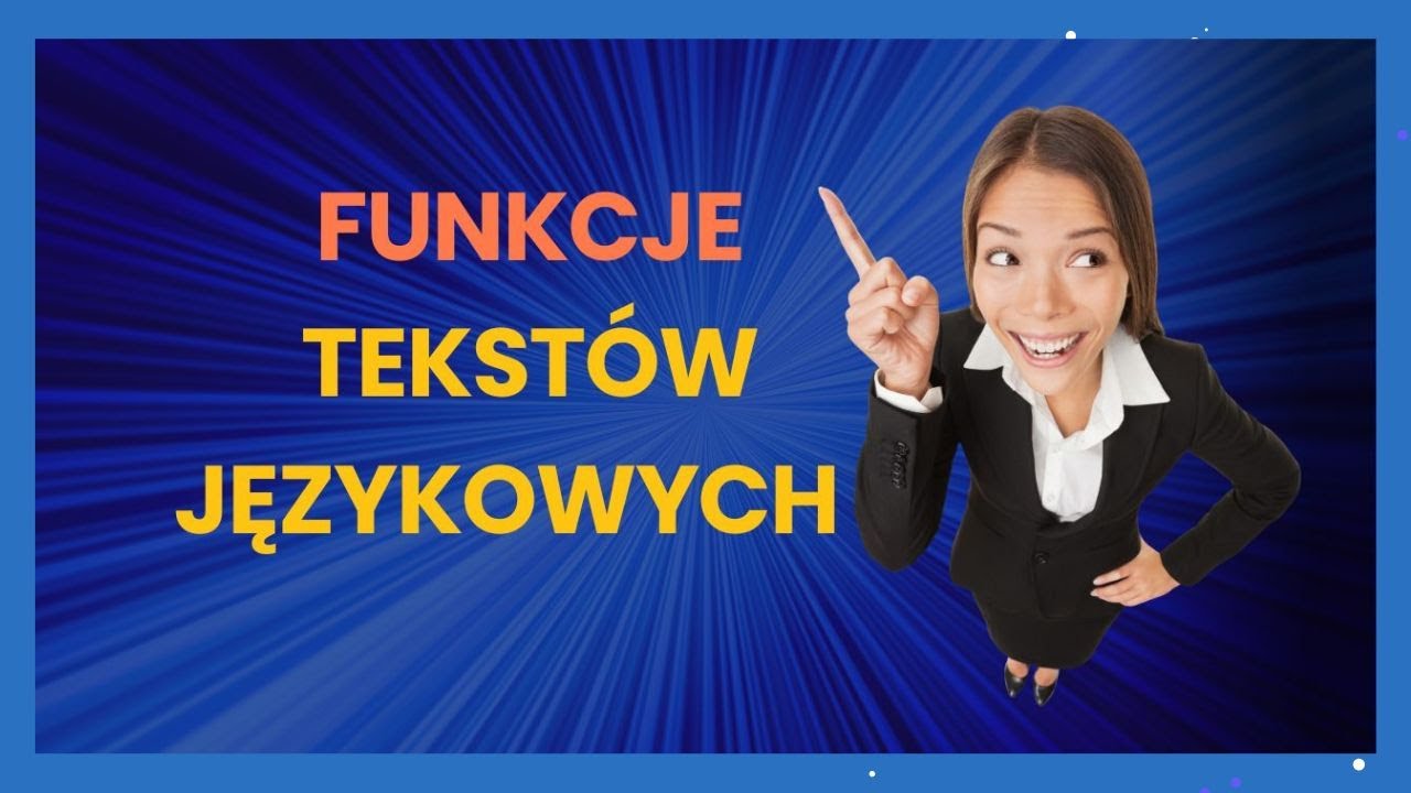 Akt Komunikacji I Funkcje Języka