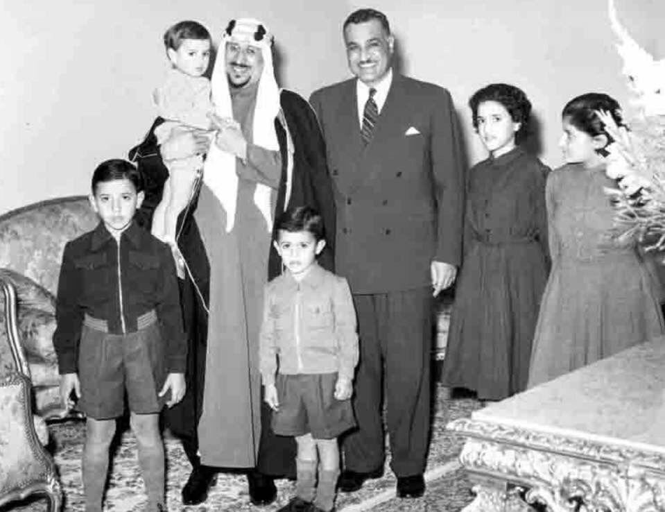 Gamal with king Khalid | Egyptian history, Gamal abdel nasser, Old egypt Gamal Abdel 2 Prezydent Egiptu