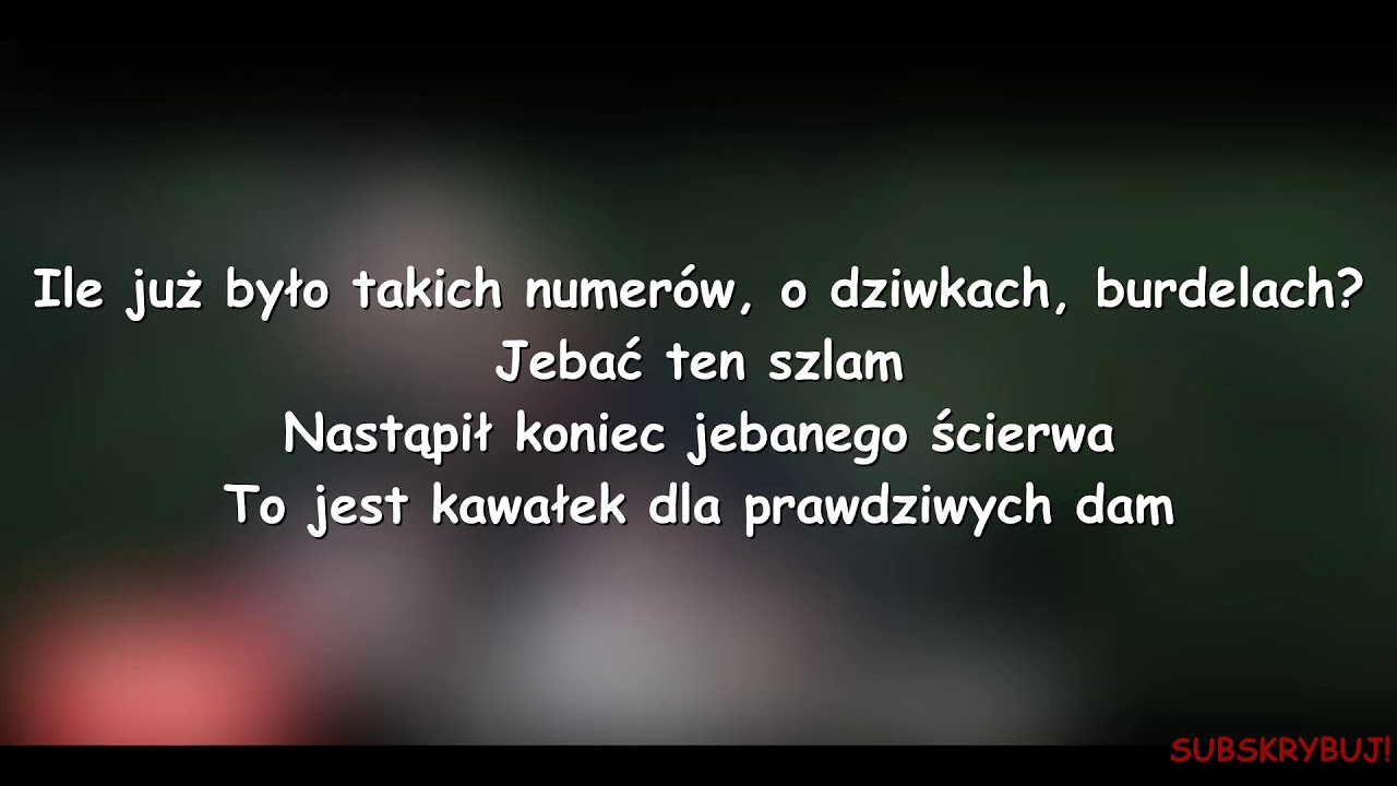 Gang Albanii Dla Prawdziwych Dam Tekst