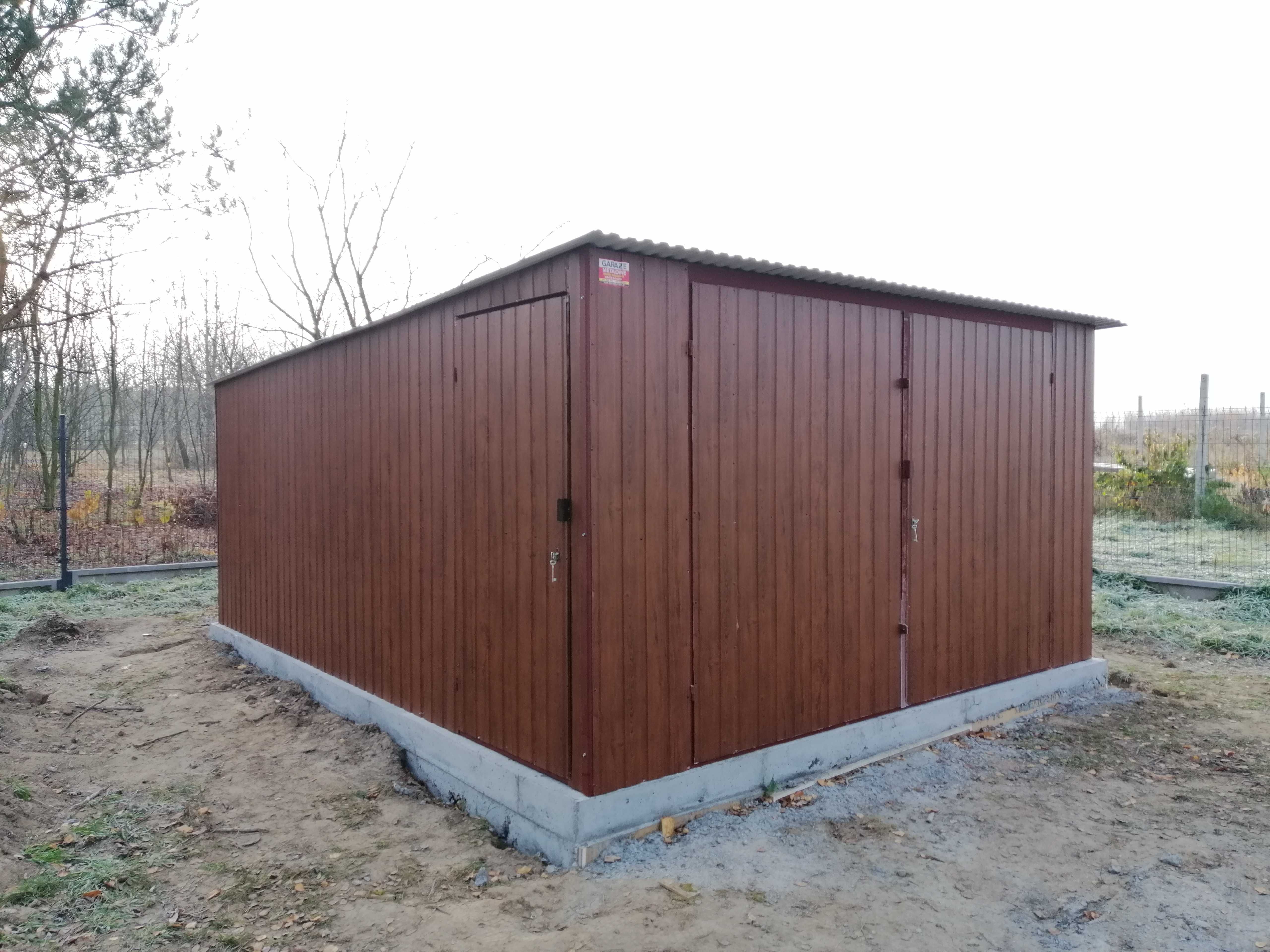 Garaze blaszane blaszak garaz metalowy 3x5 1900zl mont GRATIS Piotrków Garaz Do Wynajecia Piotrkow Tryb