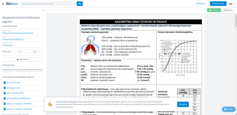 Gazometria Krwi Tętniczej To Proste Pdf