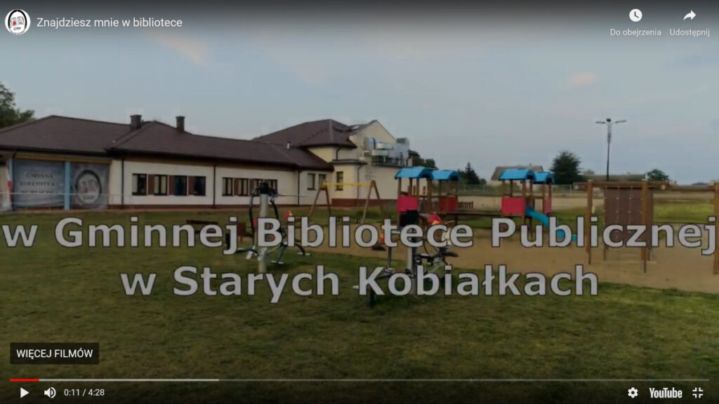 Gminna Biblioteka Publiczna W Starych Kobiałkach