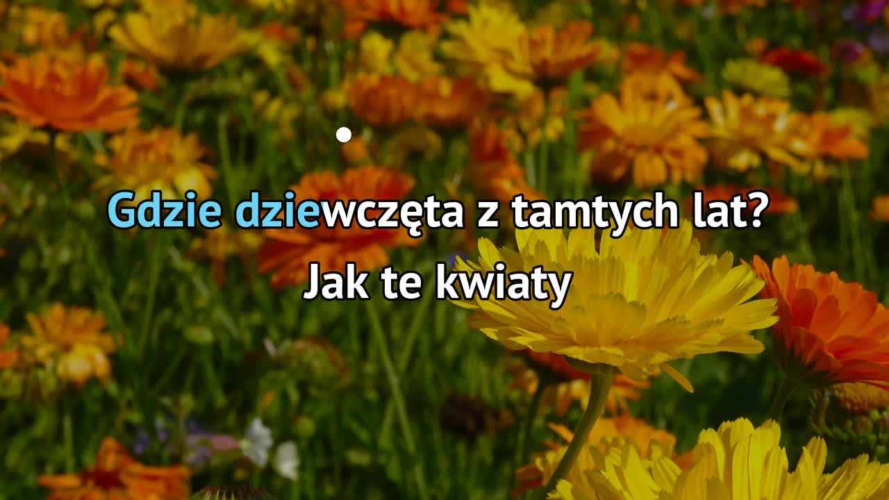 Gdzie Są Kwiaty Z Tamtych Lat Nuty Pdf