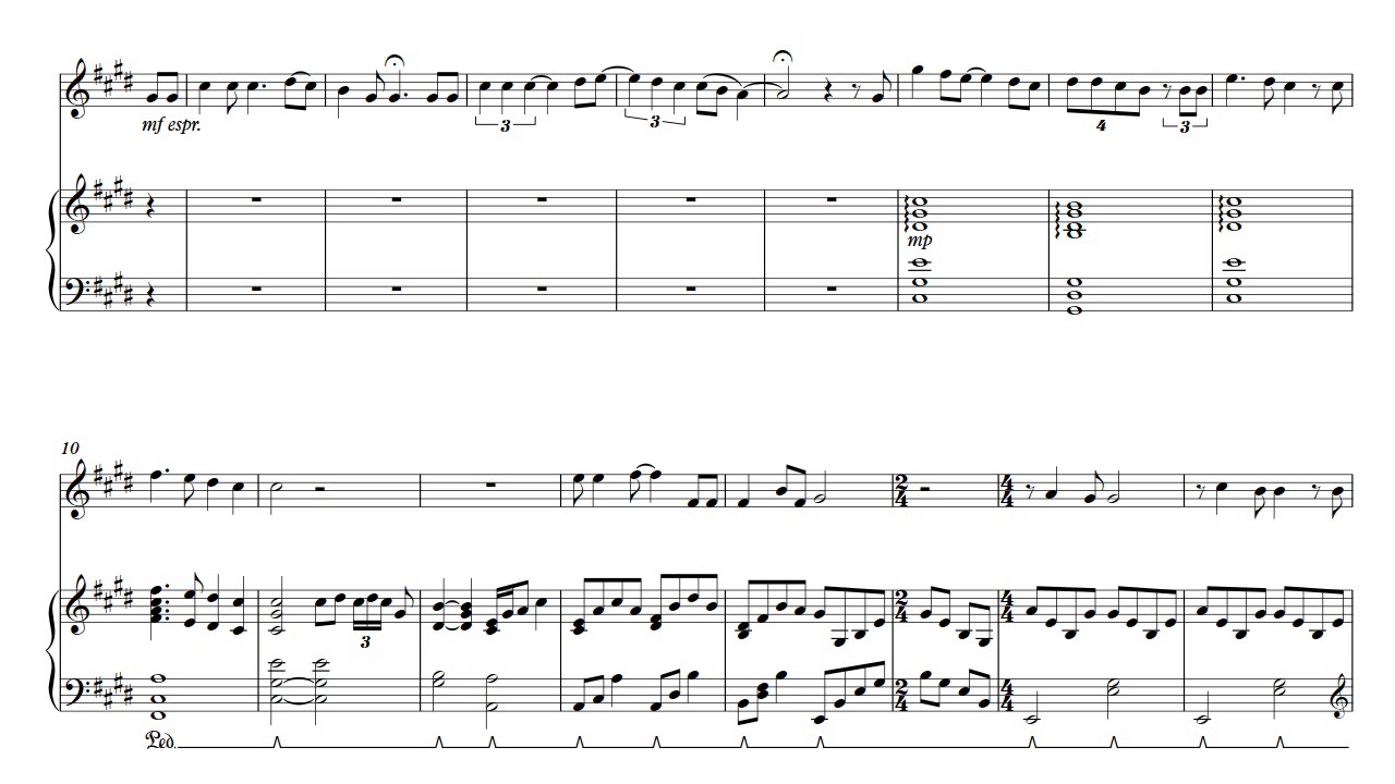 Genesis - Dancing With The Moonlit Knight Intro - Full Piano & Oboe Dancing With The Moonlit Knight Chords