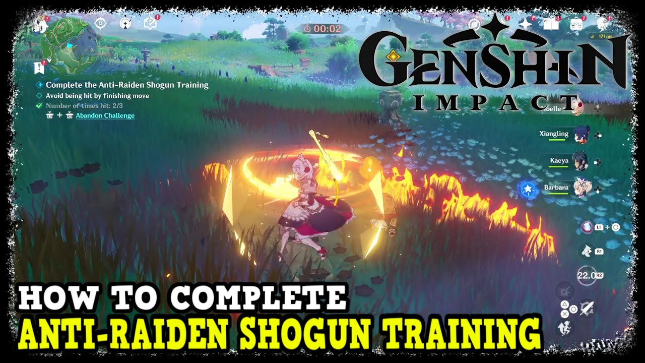 Genshin Impact How to Complete the Anti-Raiden Shogun Training Complete The Anti Raiden Shogun Training