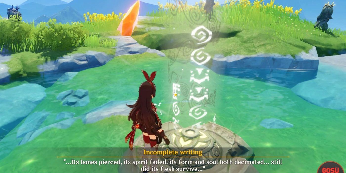 Search For Fragments Near The Geo Statues
