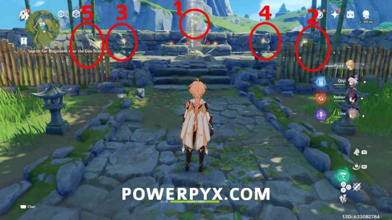Genshin Impact The Chi of Yore Walkthrough (Fragment Locations) Search For Fragments Near The Geo Statues