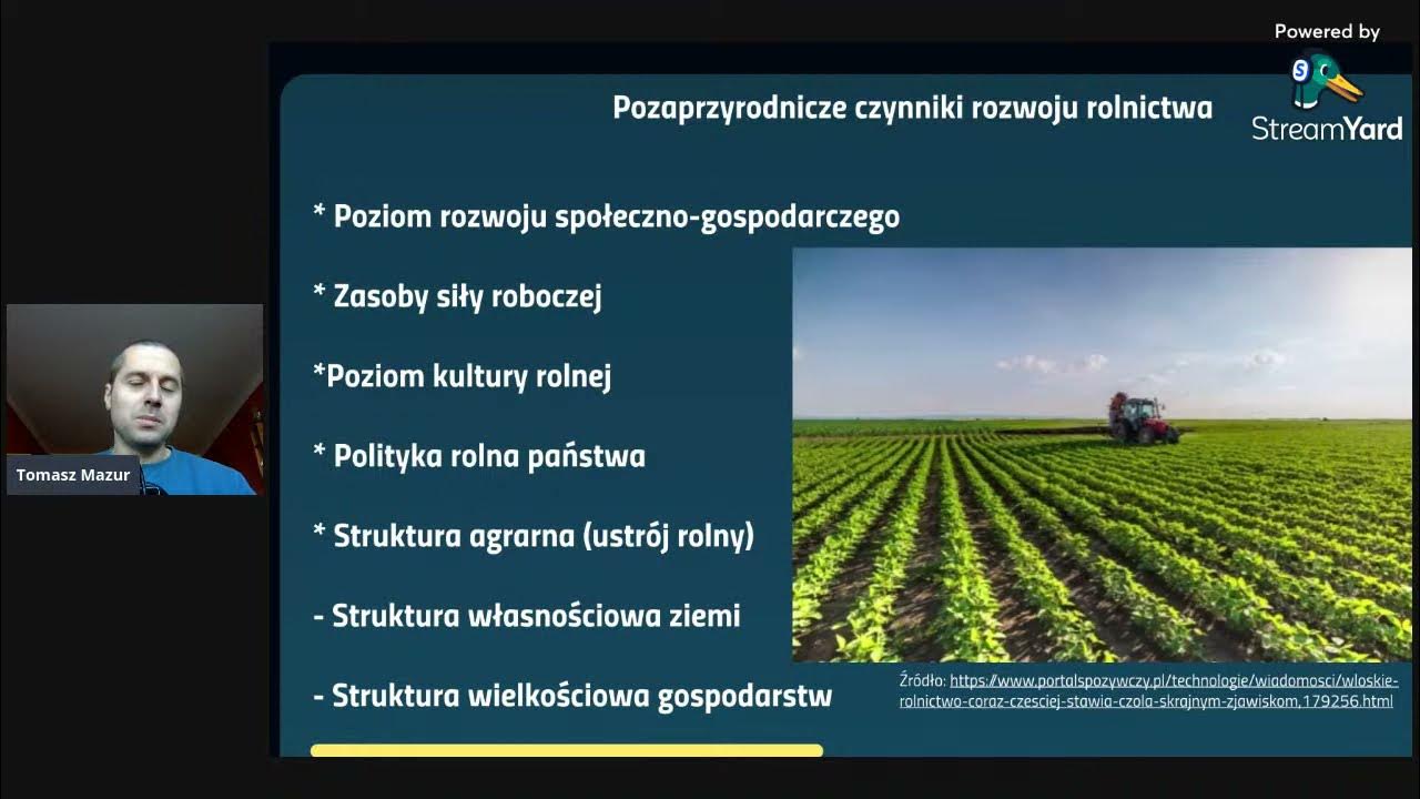 Zaznacz Pozaprzyrodnicze Czynniki Rozwoju Rolnictwa