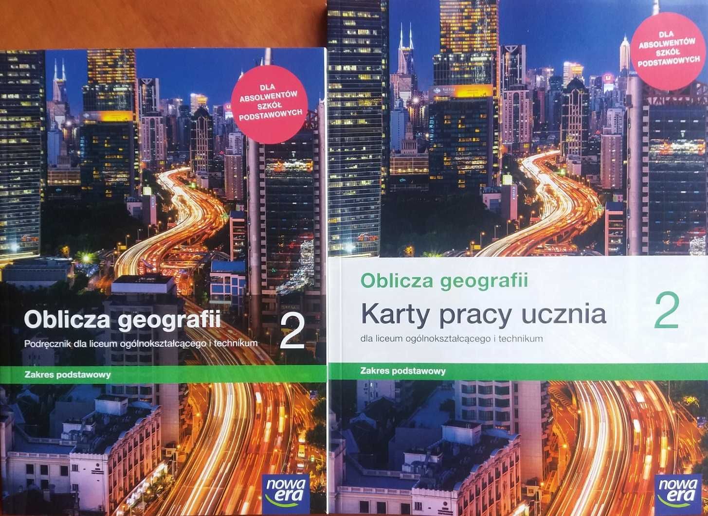 Geografia 2 LO Oblicza geografii Podr.+ Karty pracy ucznia ZP Nowa Era Planeta Nowa 2 Podręcznik Online