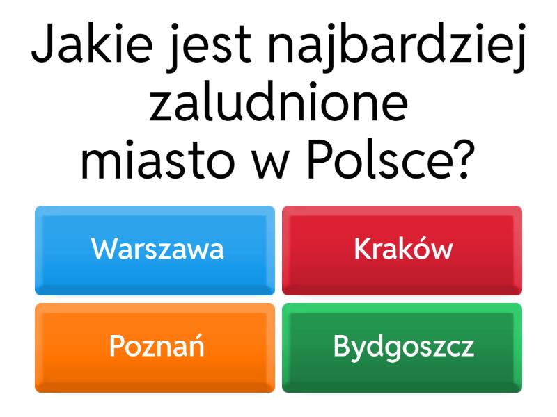 Test Z Geografii Ludnosc I Urbanizacja W Polsce Klasa 7