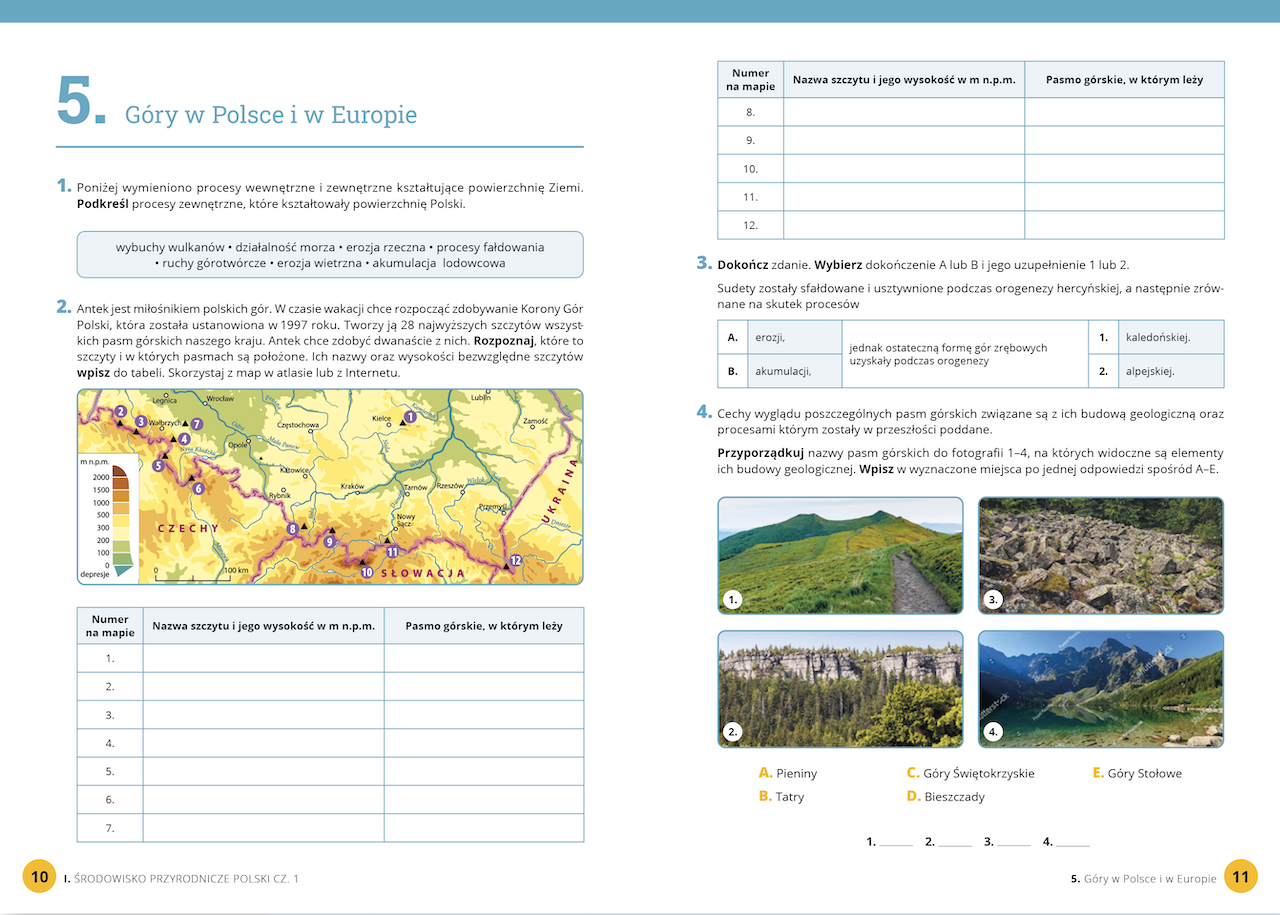 Geografia bez tajemnic - klasa 7 » Wydawnictwa Szkolne i Pedagogiczne Test Geografia Klasa 7