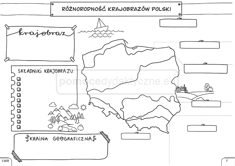 Geografia. Graficzne karty pracy dla klasy 5 :: Pomocedydaktyczne.eu Cwiczenia Do Geografi Klasa 5