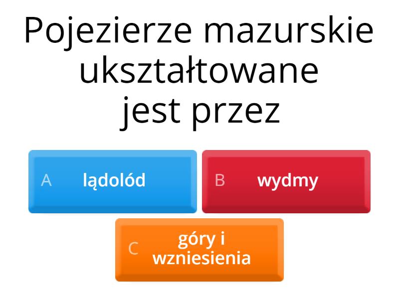 Test Geografia Klasa 5 Krajobraz Polski