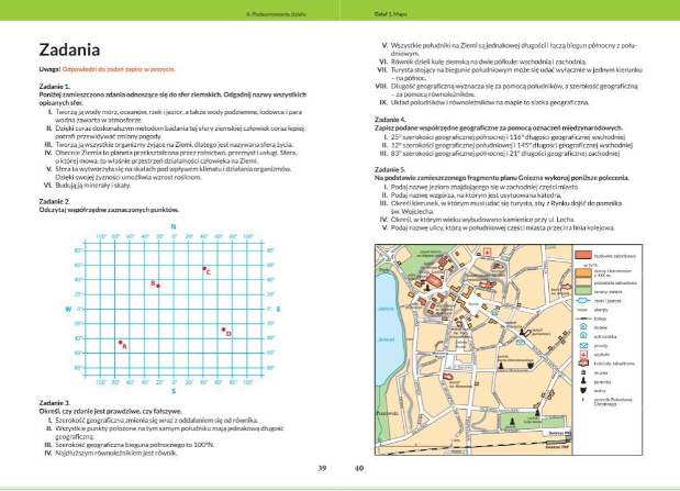 Geografia. Klasa 5 - Wydawnictwa Szkolne i Pedagogiczne Sprawdzian Klasa 5 Geografia