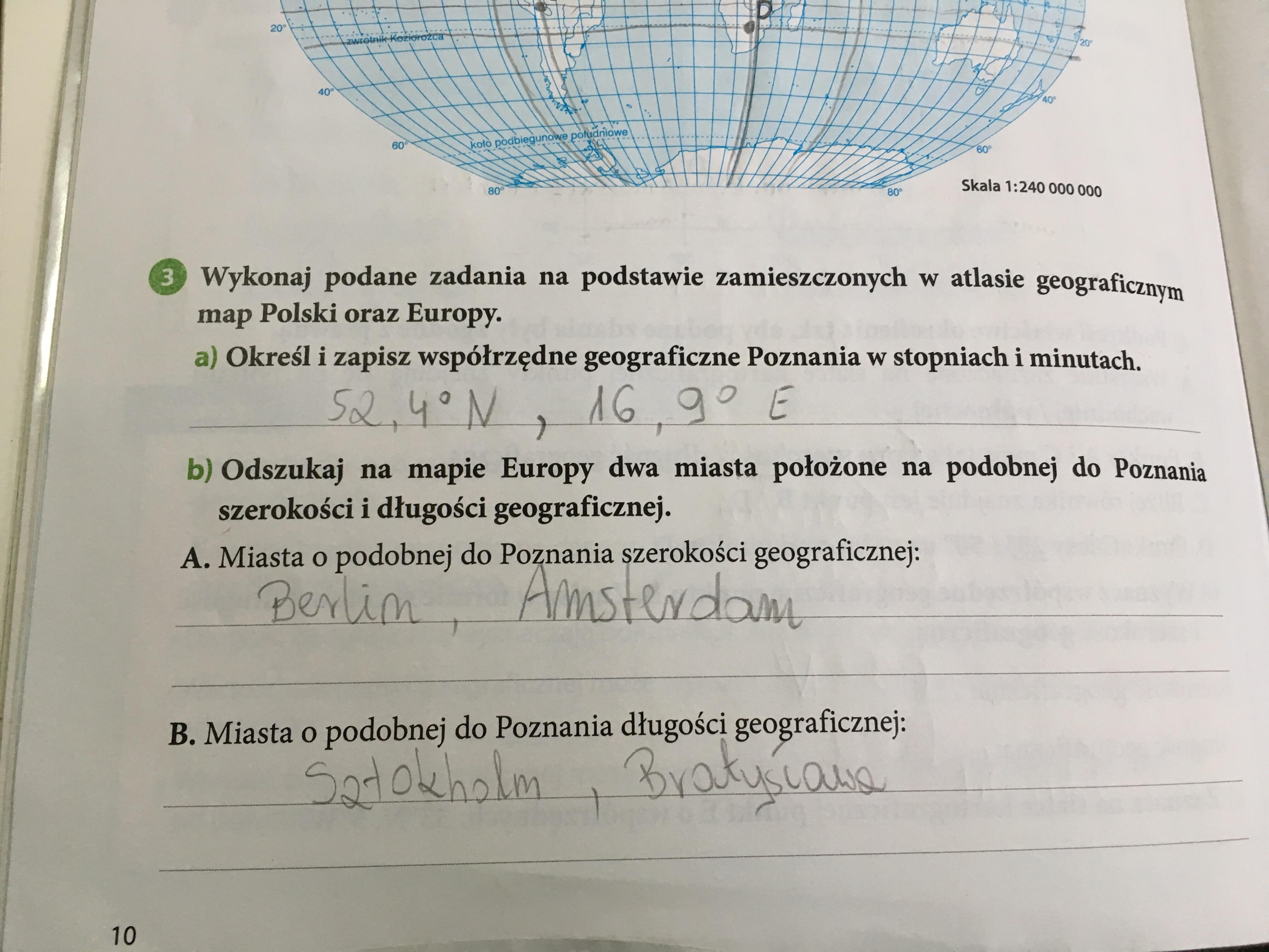 geografia klasa 6 nowa era ćwiczenia str.10 zad. 3 - Brainly.pl Geografia Klasa 6 Dzial4