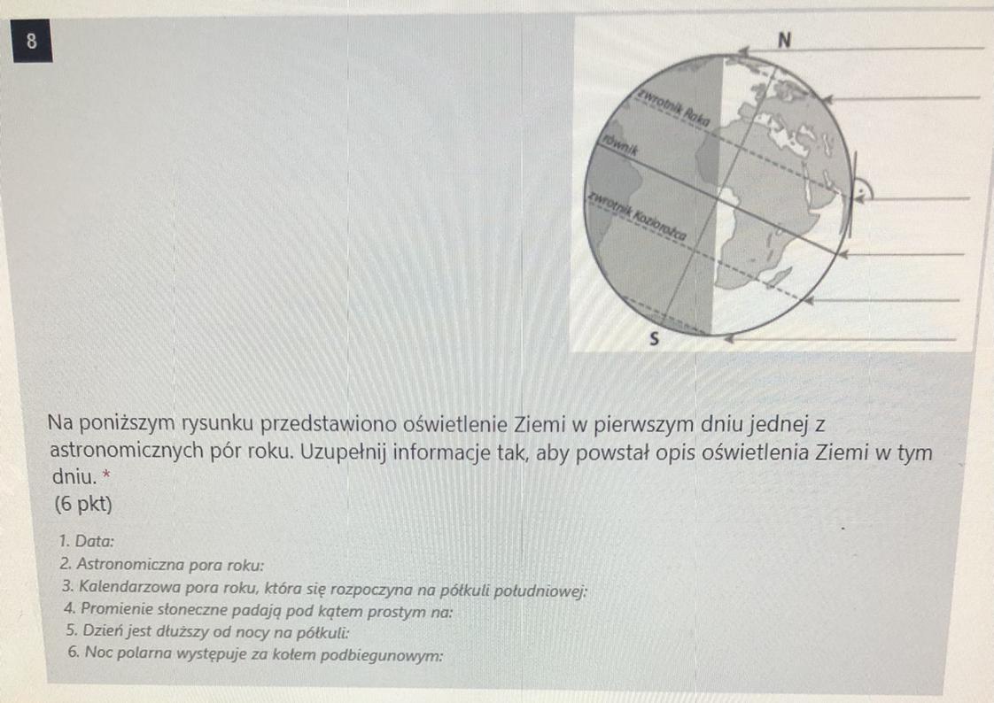 Geografia klasa 6 ruchy ziemi/ pomógłby ktoś?? Z góry dziekuje - Brainly.pl Ru Chy Ziemi Sprawdzian