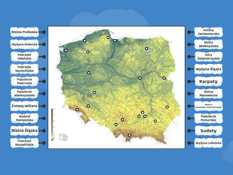 Geografia Krainy Geograficzne Klasa 5 - Rysunek z opisami Geografia Klasa 5