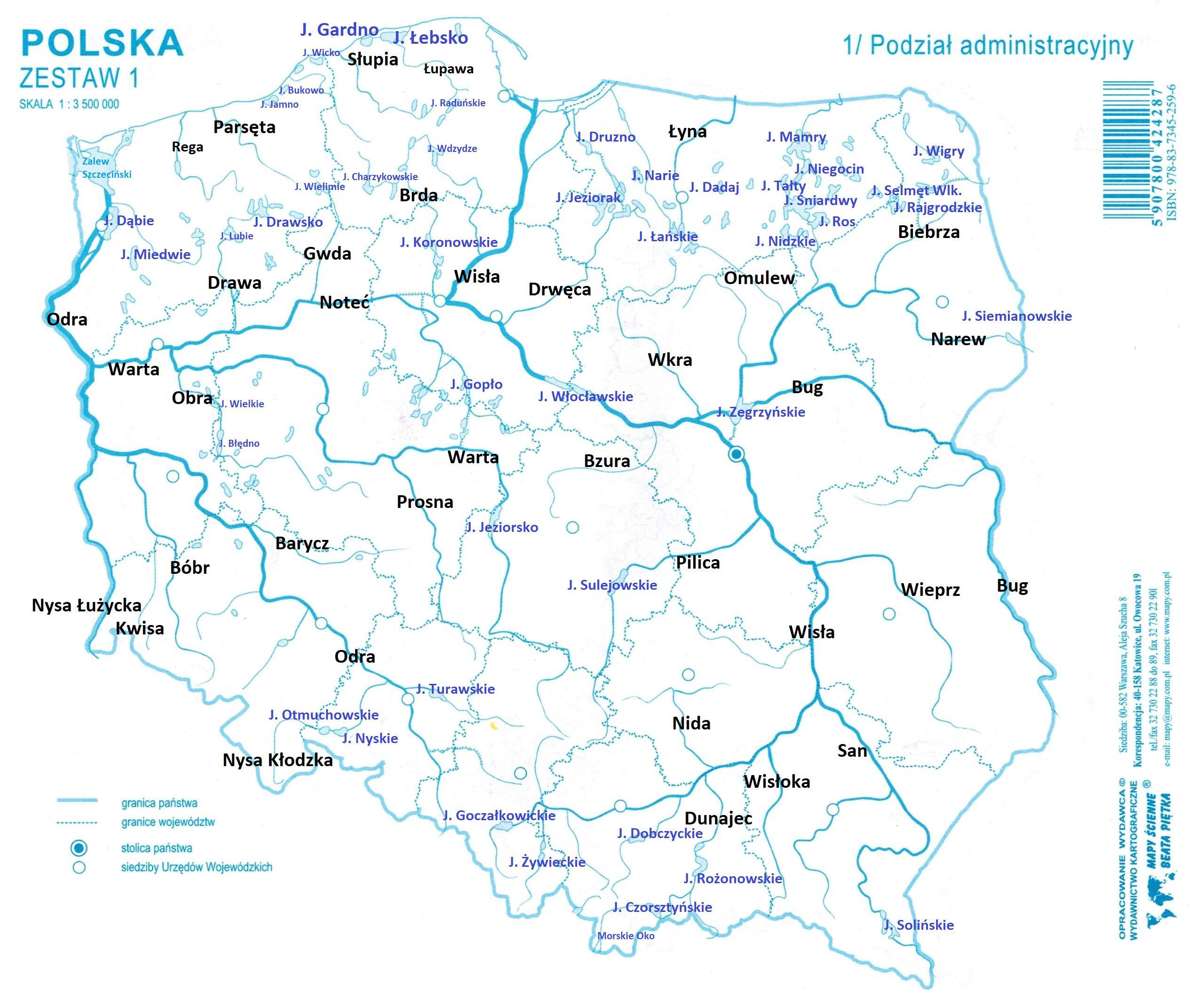 Geografia VII-Rzeki na mapie konturowej Polski, 516 plays🐑 Entre em um Rzeki W Polsce Mapa Test