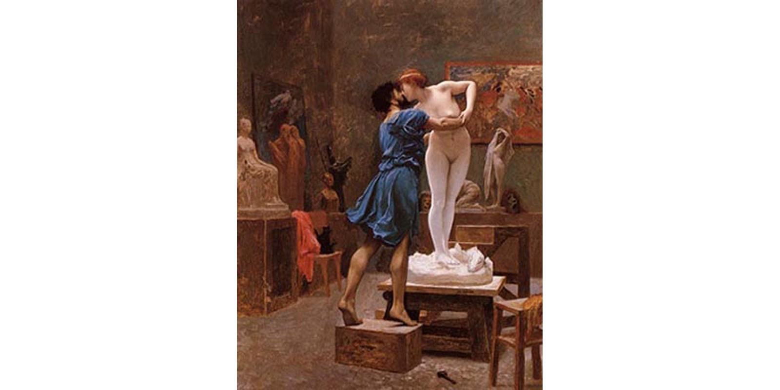 Gerome Jean-Leon - Pygmalion and Galatea | Pg-Plaisio.gr Pygmalion And Galatea By Gerome 1860