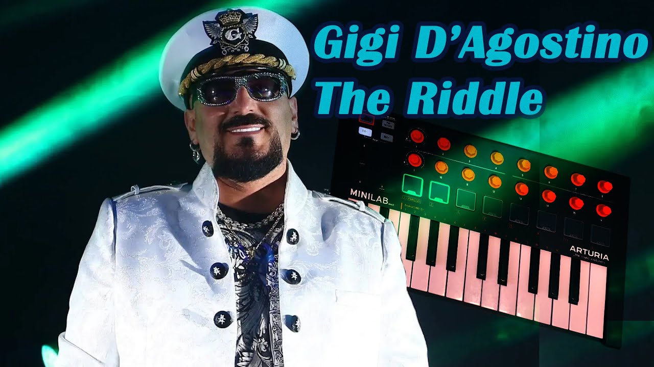 Gigi D'Agostino - The Riddle | Live Cover and Tutorial with the Arturia Gigi D Agostino The Riddle