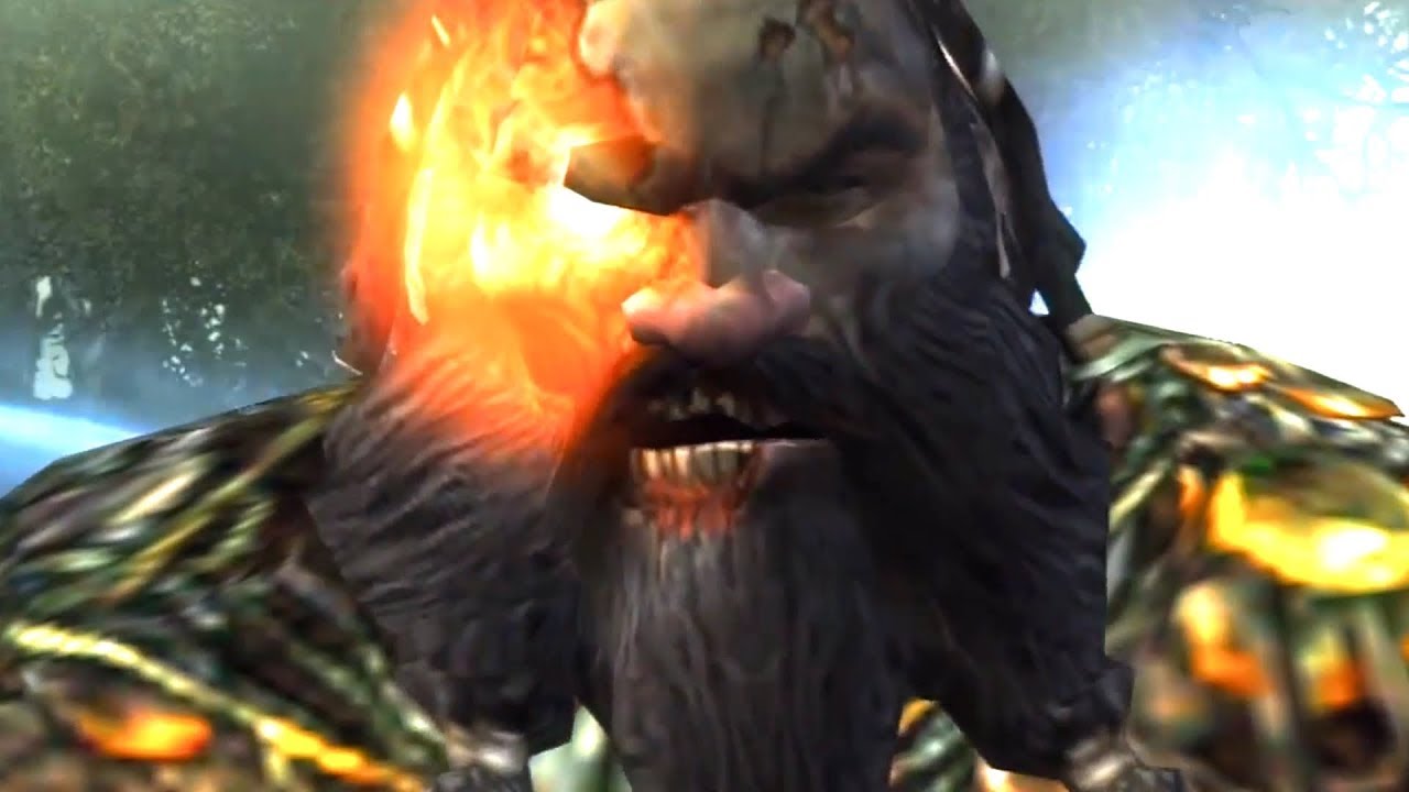 God of War - Kratos kills the Barbarian King - YouTube God Of War Barbarian King