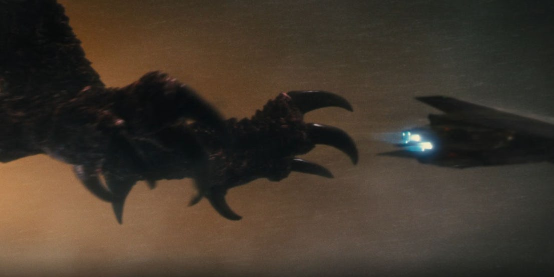 Godzilla 2: Król potworów – przerażający Ghidorah na nowym zdjęciu z filmu Godzilla 2 Król Potworów Hbo Go