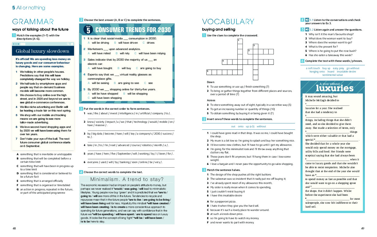Gold Experience 2Ed C1 Workbook Gold Experience C1 Answer Key