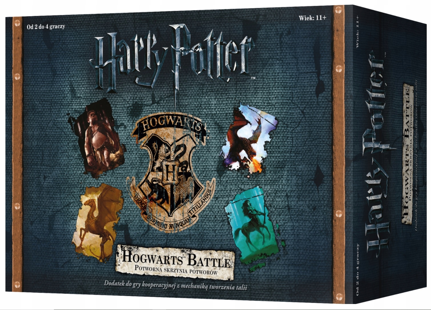 GRA HARRY POTTER HOGWARTS BATTLE POTWORNA SKRZYNIA - Stan: Nowy Król Julian Gra W Harry Potter