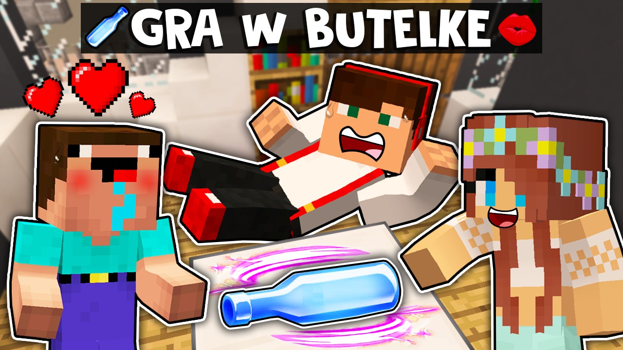 GRAMY W BUTELKĘ NA WYZWANIA I PYTANIA W MINECRAFT?! GPLAY & LUMI - YouTube Gra W Butelkę Pytania I Wyzwania