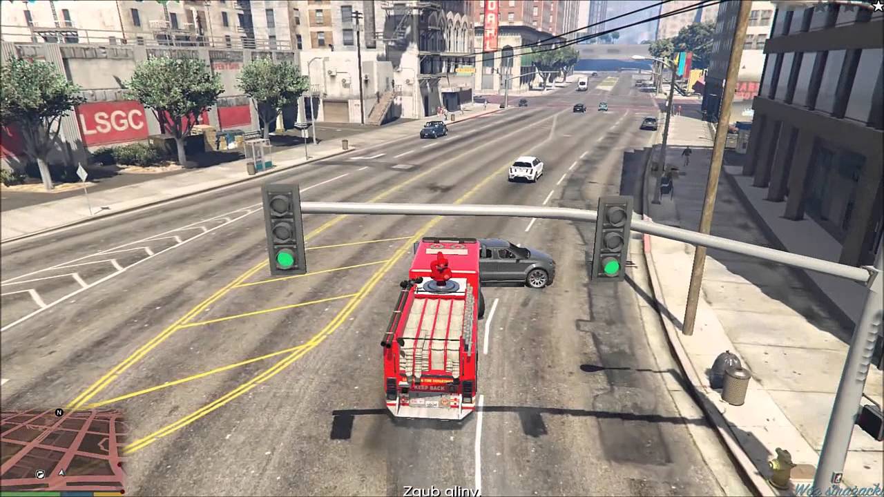 Grand Theft Auto V [GTA V] [PC] |Misja 67 - Wóz strażacki| Poradnik HD Gdzie Jest Straz Pozarna Gta 5