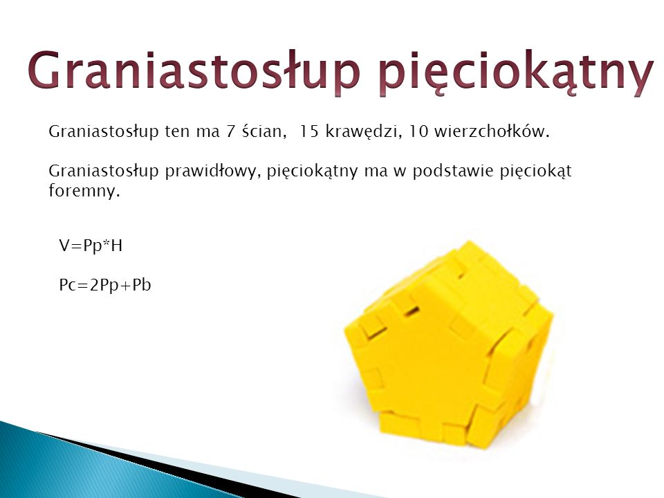 Graniastosłupy. - ppt pobierz Graniastosłupy Sprawdzian Klasa 8 Wsip