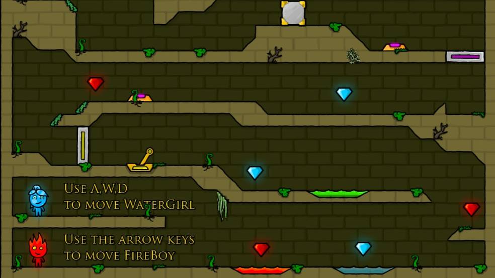 Gry Ogień i Woda - gry online z klasyki platformówek - Gameplanet Gry Ogien I Woda