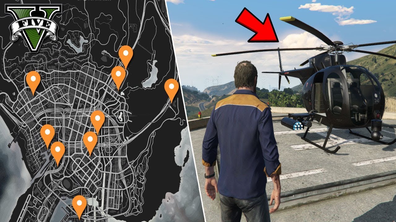 Gta 5 Story Mode Helicopter Locations
