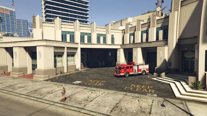 GTA 5 Fire Station: Guide to All Locations With Map and Photos Gta V Fire Station