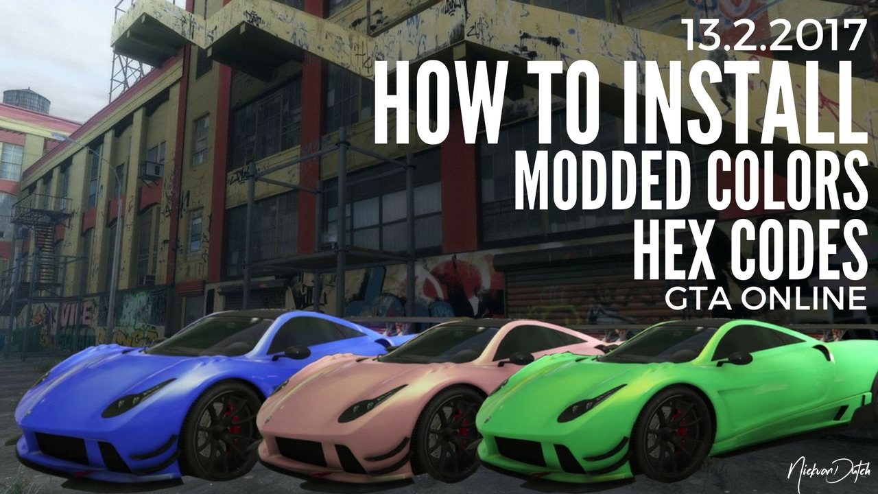 GTA 5 Online How to install Modded Crew Colors Hex Codes Tutorial - YouTube Gta 5 Modded Colors Hex Codes