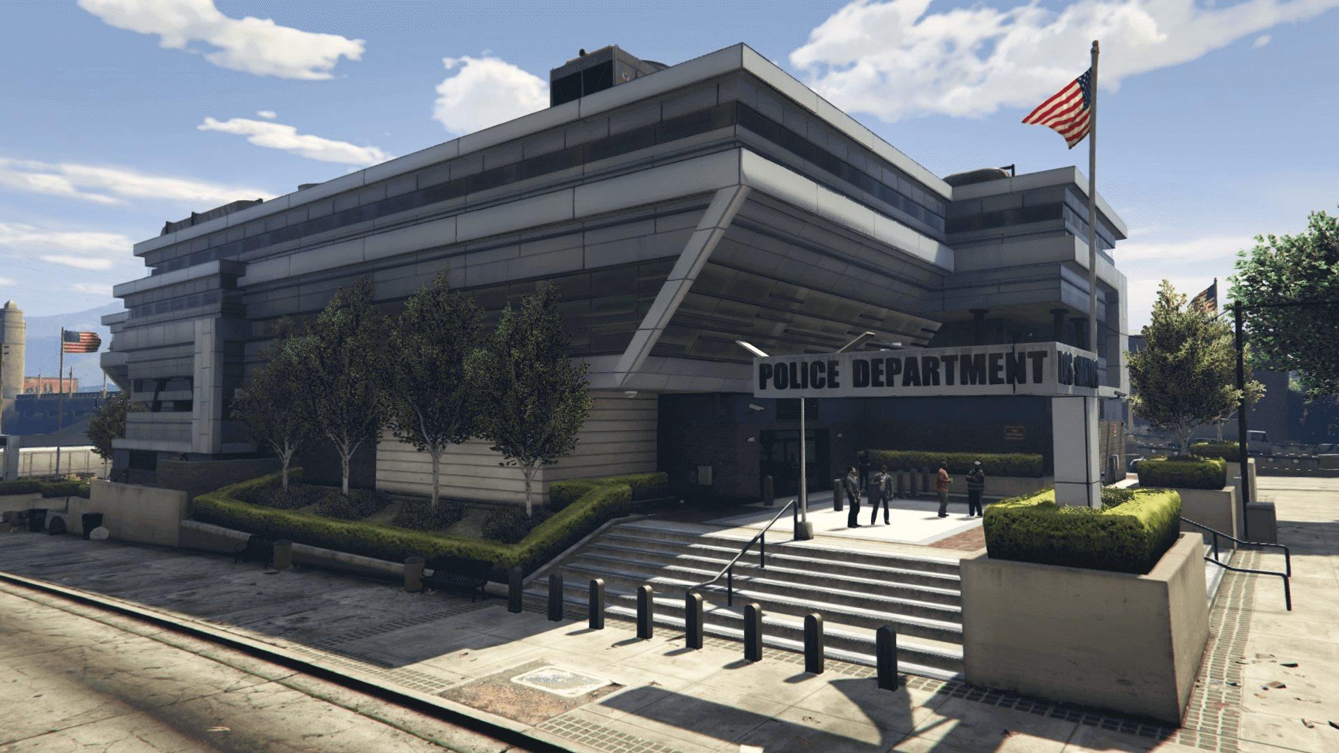 Gta V Online Police Station