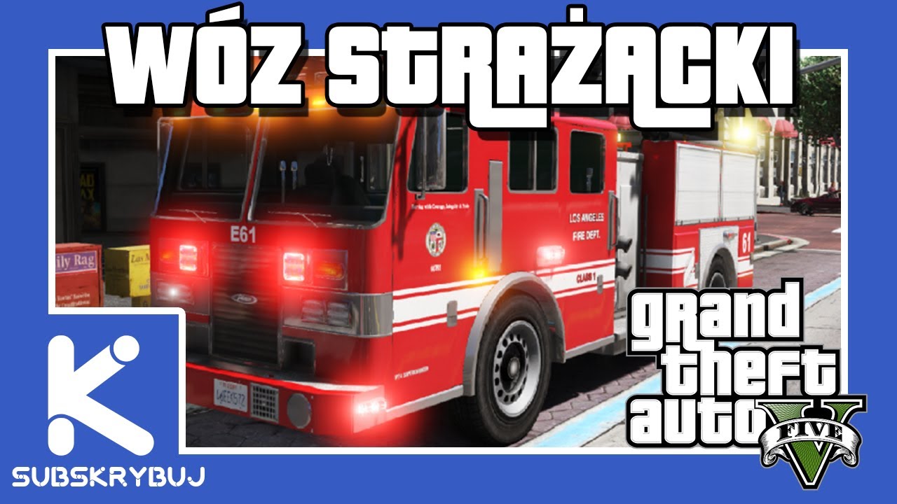 🚒 GTA 5 WÓZ STRAŻACKI - GDZIE ZNALEŹĆ WÓZ STRAŻACKI w GTA V? - YouTube Gdzie Jest Straz Pozarna Gta V