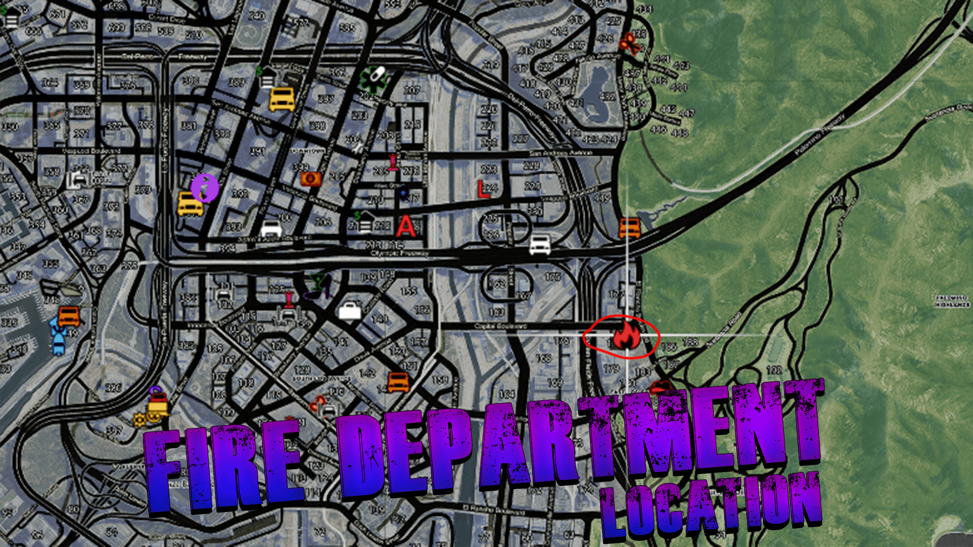Gta V Fire Station Locations Map