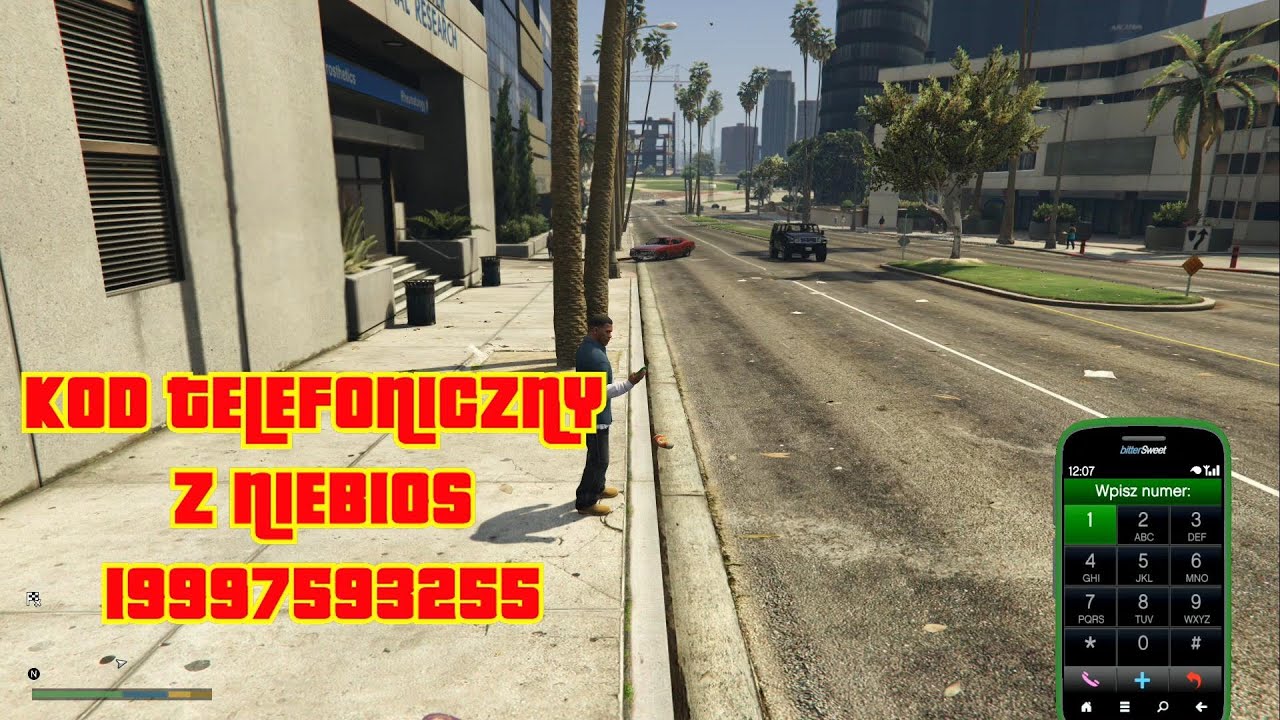#GTA V PS4 KOD TELEFONICZNY Z NIEBIOS SKY DIVING lataj w trybie Kod Na Pieniadze Gta V