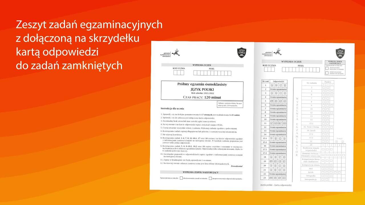 Próbny Egzamin ósmoklasisty 2020 Gwo