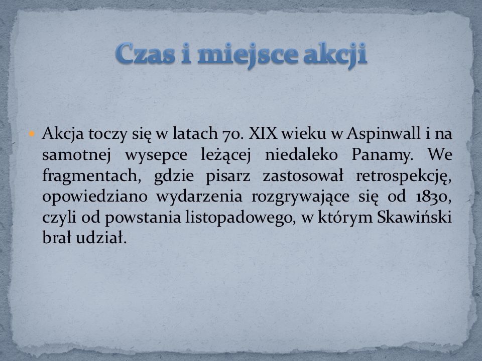 świtezianka Czas I Miejsce Akcji