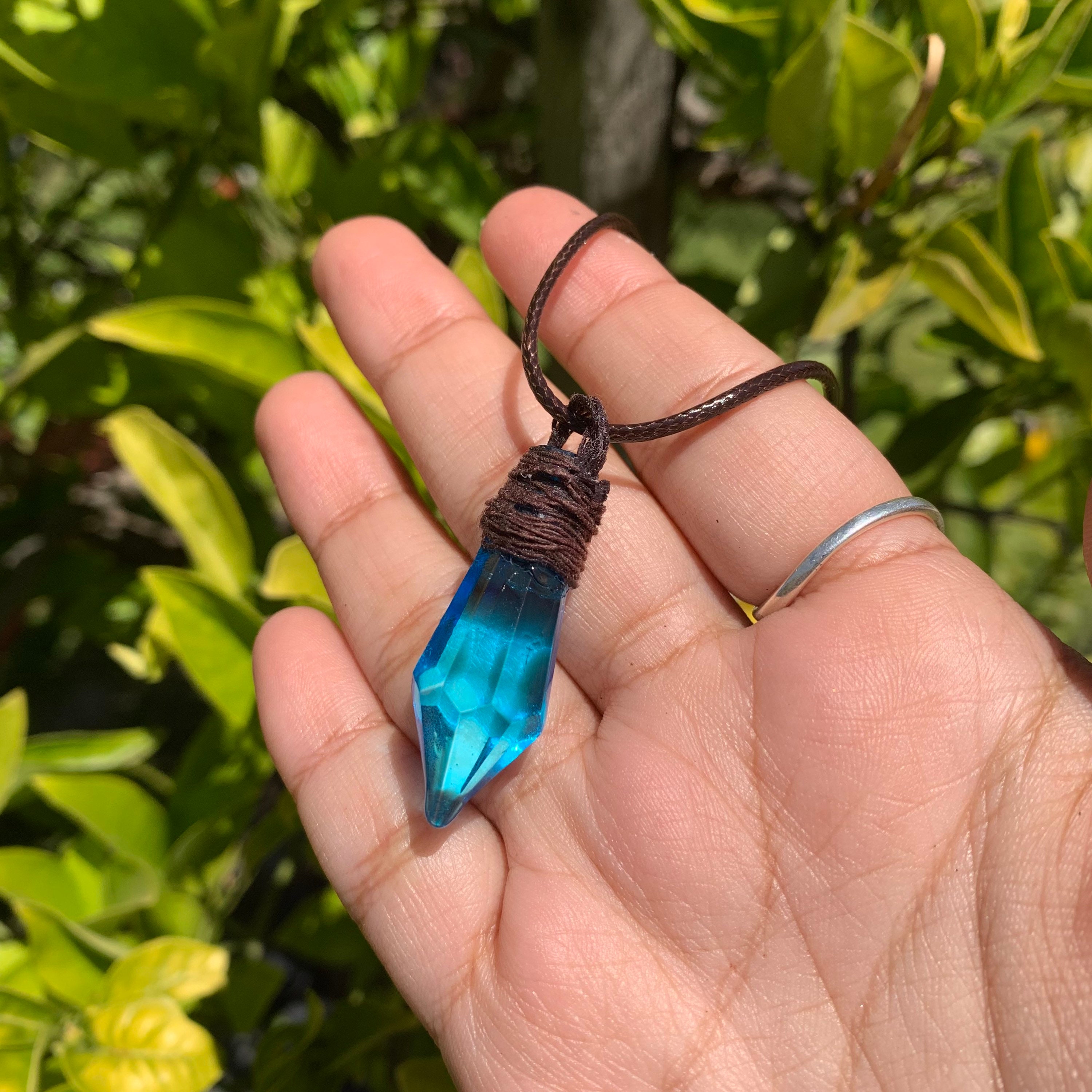 H2O Just Add Water Crystal Necklace Season 3 teal Point - Etsy H2o Just Add Water Necklace