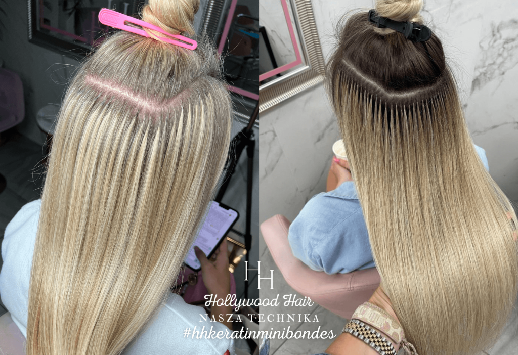 Hair extensions – keratin or laser? | HollywoodHair Metoda Hh Keratin Mini Bondes