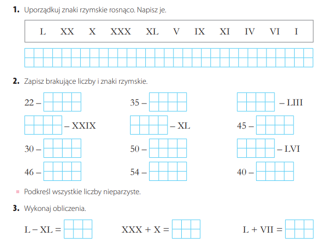 Happy Classroom!: Znaki rzymskie Znaki Rzymskie Karty Pracy Klasa 3