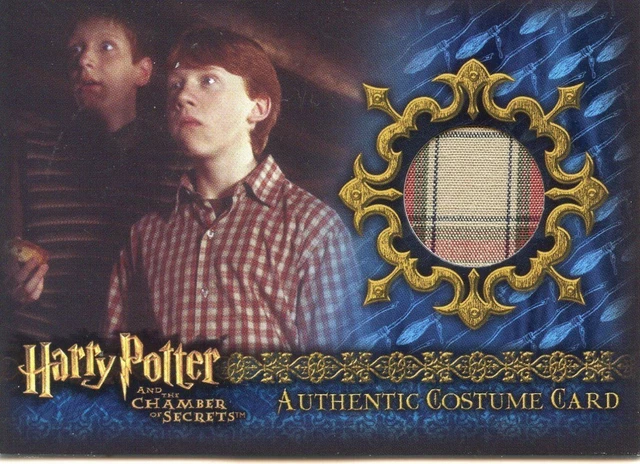 HARRY POTTER CHAMBER Secrets Ron Weasley's Shirt Costume Card HP C5 Harry Potter Książe Półkrwi Cały Film