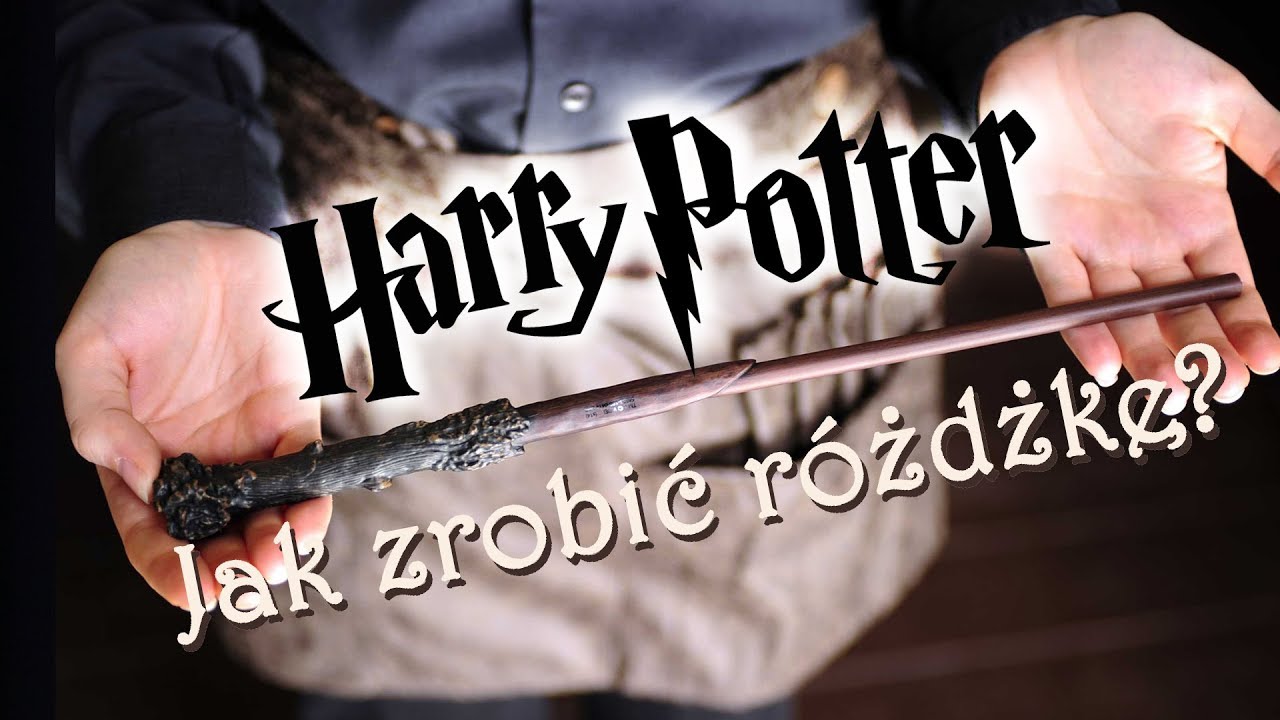 HARRY POTTER DIY ♦ Jak zrobić CZARNĄ RÓŻDŻKĘ? ♦ - YouTube Jak Zrobic Rozdzke Harrego Pottera