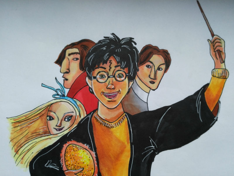 Harry Potter Rysunek Dla Dzieci